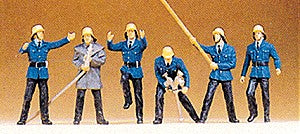 Preiser 14203 HO Working Firemen Figures (Set of 6)