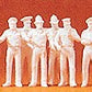 Preiser 16345 HO Uniformed People Dressed Summerly Figure Kit (Set of 24)