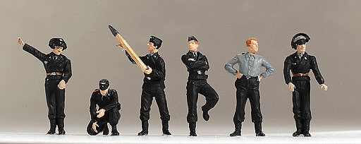 Preiser 16883 HO Panzer Tank Crew Reloading Figures (Set of 6)