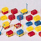 Preiser 17113 HO Plastic Stacking Boxes with Carts Plastic Model Kit