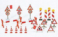 Preiser 17176 HO Safety Equipment for Traffic & Work Plastic Kit