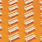 Preiser 17200 HO Unpainted Park Benches Plastic Model Kit (Set of 24)