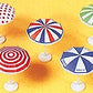 Preiser 539 HO Multi-Colored Garden Umbrellas (Set of 5)