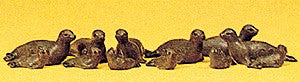 Preiser 20395 HO Animals - Seals Figures (Set of 12)