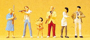 Preiser 24662 HO People at the Shooting Gallery Figures (Set of 6)