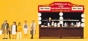Preiser 24693 HO China Fun Fair Stall Figures (Set of 6)