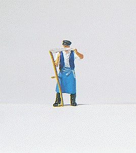 Preiser 28041 HO Farmer with Scythe Figure