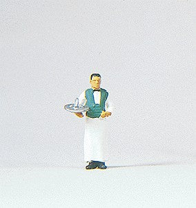Preiser 28044 HO Restaurant Waiter Figure