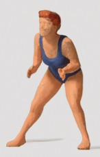Preiser 28065 HO Female Beach Volleyball Player #4 Figure