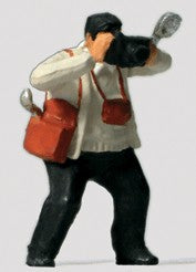Preiser 28069 HO Photographer with Flash Camera Figure