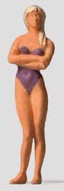 Preiser 28071 HO Standing Female Bather Figure