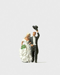 Preiser 28091 HO Wedding Couple Figures (Set of 2)