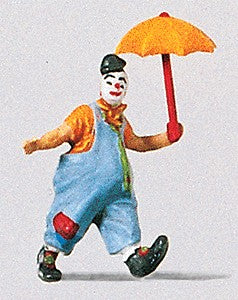 Preiser 29001 HO Clown with Umbrella Figure