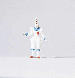 Preiser 29038 HO White Clown Figure