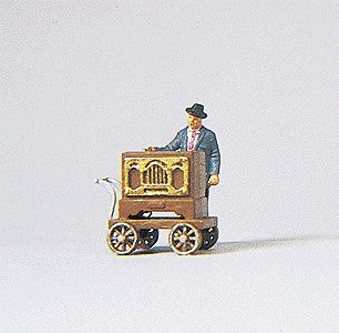 Preiser 29044 HO Barrel Organ Musician Figure
