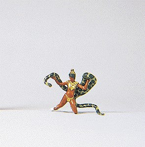 Preiser 29055 HO Dancing with a Snake Figure