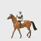 Preiser 29080 HO Jockey On Horse Figure