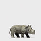 Preiser 29503 HO Animals - Young Indian Rhinoceros Figure