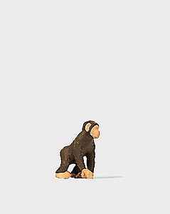 Preiser 29511 HO Animals - Chimpanzee Figure #1