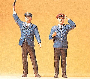 Preiser 45000 G Controller & Conducter Figures (Set of 2)