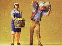 Preiser 45072 G Farm People with Basket Figures (Set of 2)