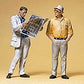 Preiser 45079 G Newspaper Reader & Passer-by Figures (Set of 2)