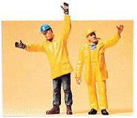 Preiser 45089 G Steeplejacks Giving Instruction Figures (Set of 2)