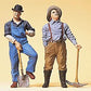 Preiser 45101 G 1900's Track Workers Figures (Set of 2)