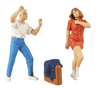 Preiser 45129 G Persons at the Telephone Box Figures (Set of 2)