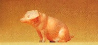 Preiser 47047 G Animals - Sitting Pig Figure