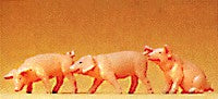 Preiser 47048 G Animals - Assorted Piglets Figures (Set of 3)