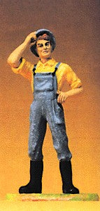 Preiser 47101 G Farmer In Overalls & Boots Figure