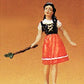 Preiser 47103 G Farm Girl with Switch to Round Up Livestock Figure