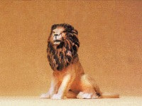 Preiser 47505 G Animals - Lion Sitting Figure