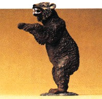 Preiser 47517 G Animals - Brown Bear Standing Upright Figure