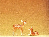 Preiser 47706 G Animals - Deer Fawns Figures (Set of 2)