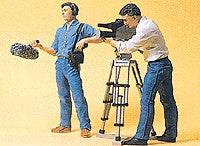 Preiser 57104 G Working Film Crew Figures with Accessories (Set of 2)