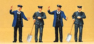 Preiser 65305 O Engine Drivers and Stokers Figures (Set of 6)