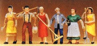 Preiser 65307 O Farm Workers Figures (Set of 6)