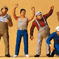 Preiser 65319 O Truck Drivers Figures (Set of 6)