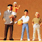 Preiser 65334 O Standing Spectator Figures (Set of 8)
