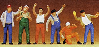 Preiser 68202 O Standing Trucker Figures (Set of 6)