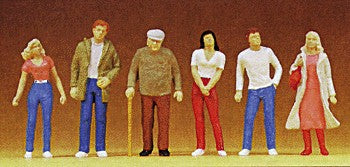 Preiser 68203 O Standing People Figures (Set of 6)