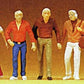 Preiser 68204 O Walking People Figures (Set of 6)