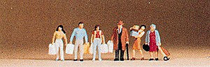 Preiser 79015 N People Shopping Figures (Set of 6)