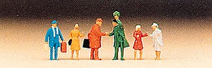 Preiser 79028 N Arriving Passengers Figures (Set of 6)