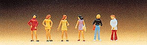 Preiser 79037 N Teenage Girls Figures (Set of 6)