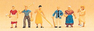 Preiser 79040 N Farm Workers Figures (Set of 6)