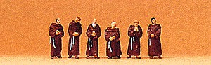 Preiser 79045 N Franciscan Friar Figures (Set of 6)