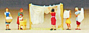 Preiser 79050 N Women Hanging Laundry Figures (Set of 5)